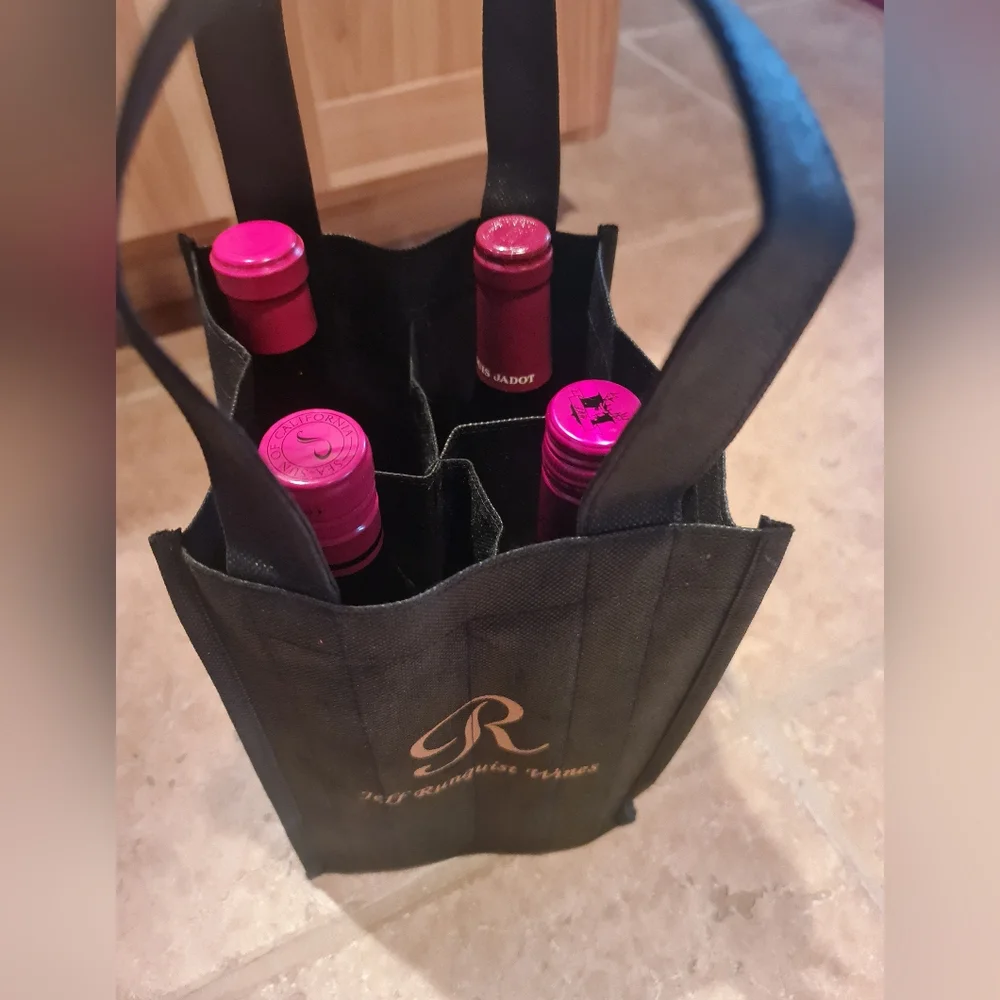 California Winery Tote Bags set of 3 Great for Picnics Travel Gift-Giving EUC